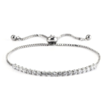 18K White Gold/Gold Diamond Bracelet - Adjustable Style