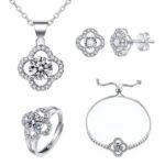 An Eternal Promise - Four-Leaf Clover Zircon Four-Piece Set