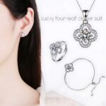An Eternal Promise - Four-Leaf Clover Zircon Four-Piece Set - Image 2