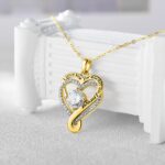 Eternal Love – Double Heart Necklace and Heart Card - Image 5