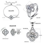 An Eternal Promise - Four-Leaf Clover Zircon Four-Piece Set - Image 9
