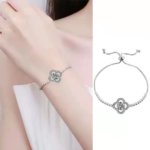 An Eternal Promise - Four-Leaf Clover Zircon Four-Piece Set - Image 4