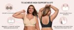 A seamless and wireless supportive bra suitable for women, with no steel band design, it is soft and comfortable, can perfectly cover the breasts, and is suitable for daily wear. - Image 6
