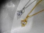 Mermaid Tail Diamond-Studded Fashion Collarbone Necklace - Image 4