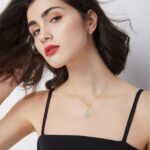 Mermaid Tail Diamond-Studded Fashion Collarbone Necklace - Image 6