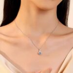 Mermaid Tail Diamond-Studded Fashion Collarbone Necklace - Image 7