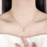 Mermaid Tail Diamond-Studded Fashion Collarbone Necklace - Image 8