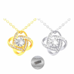 Lucky Four-Leaf Clover - Diamond Necklace