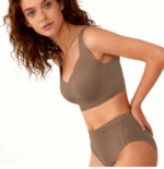Women's seamless ice silk underwear set, a complete summer two-piece underwear set. - Image 3