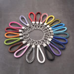 Enjoy free gifts with your order & leather braided keychain pendant