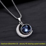 Trendy and Cool Retro Pendant for Couples of the 12 Zodiac Signs - Hip Hop Crescent Neck Accessories for Men and Women - Image 13