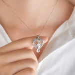 Eternal Love – Double Heart Necklace and Heart Card - Image 3