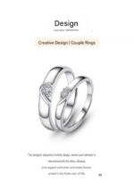 A lifetime together, a ring to seal our love | Couple's Ring Gift Set - Image 5