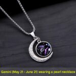 Trendy and Cool Retro Pendant for Couples of the 12 Zodiac Signs - Hip Hop Crescent Neck Accessories for Men and Women - Image 6