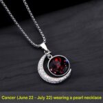 Trendy and Cool Retro Pendant for Couples of the 12 Zodiac Signs - Hip Hop Crescent Neck Accessories for Men and Women - Image 7
