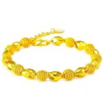 Women's Gold-Tone Openwork Filigree Bead Bracelet – Twisted-Pattern Lucky Bead Bracelet; A Sophisticated, Versatile, and Vintage-Style Piece Perfect for Gifting. - Image 6