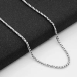 Gothic Cross Pendant Necklace, Stainless Steel Vintage Rose Cross Neck Chain for Men Women, Hip Hop Dark Style Jewelry Gift - Image 8